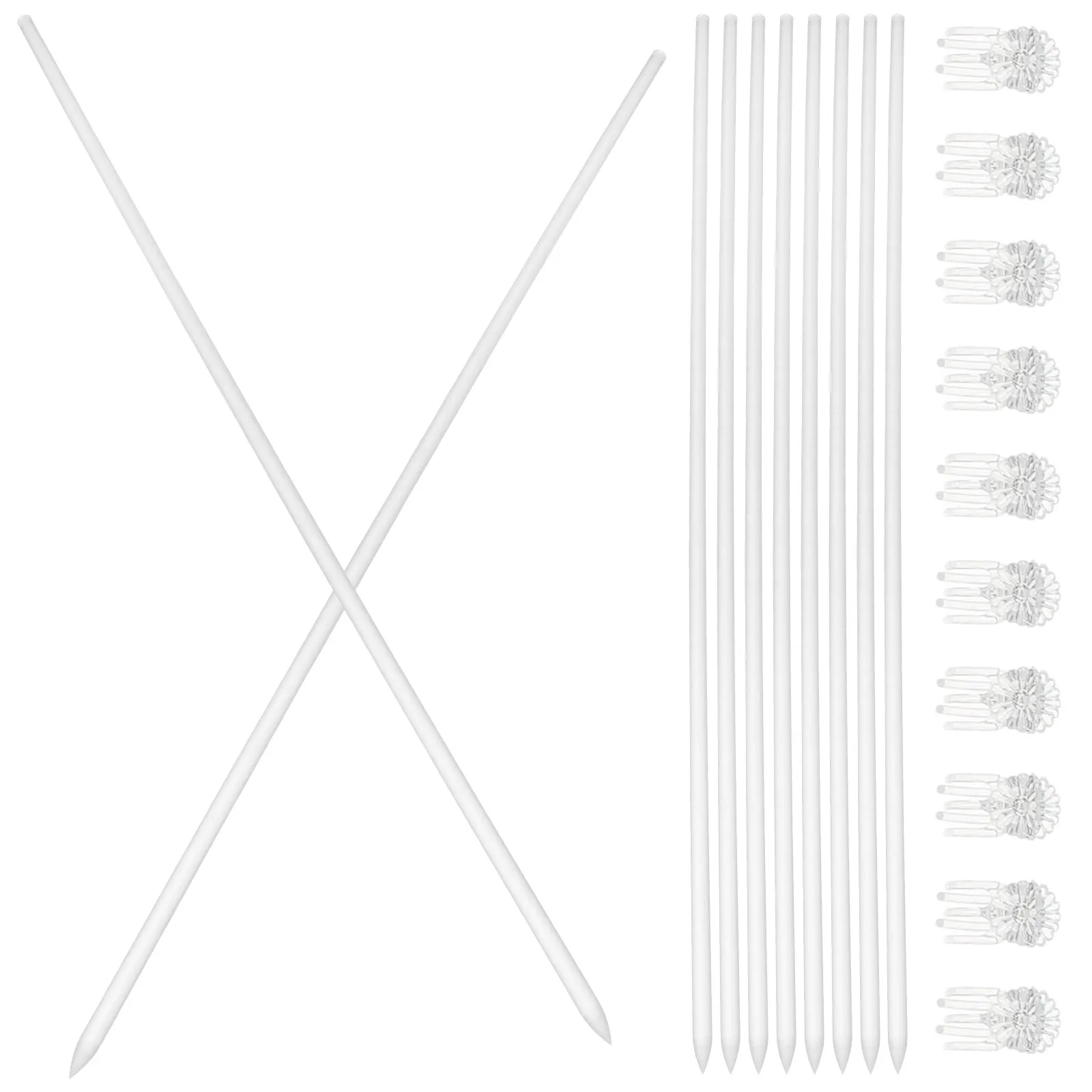 

Plant Support Stick Indoor Stake Stakes Vine Plants Orchid Holding Clips Garden Flower Supports