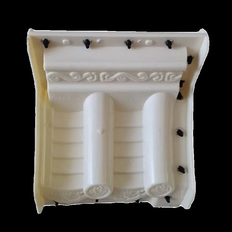 Roof Making Plastic Concrete Mold, Classic Enclosing Wall Design, Plastic Eave Drop Mould, Home Decoration