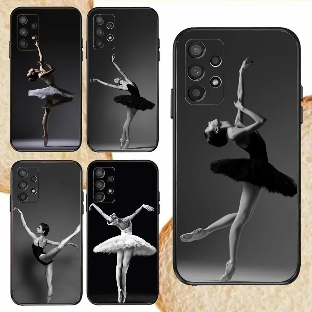 Ballerina Ballet Dancing Phone Case For Samsung Galaxy S24,S20,S21,S22,S23,Fe,Lite,Plus,Ultra,Note Shell