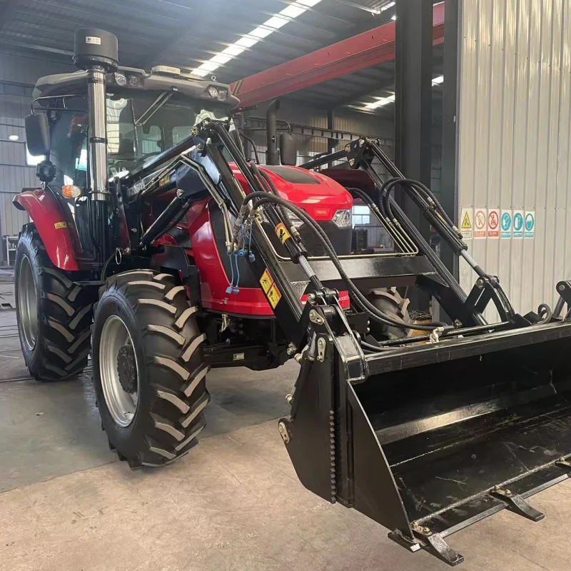 Image of CE Neuer 60PS 70PS Landwirtschaftstraktor 4WD Landwirtschaftsmaschine zum Verkauf mit Klimatisierter Kabine