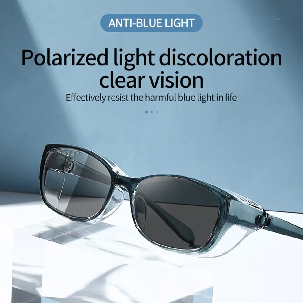 Effectively Resist Light Discoloration Safety Glasses Anti-glare Clear Vision Anti-fog Anti Pollen Goggles UV400