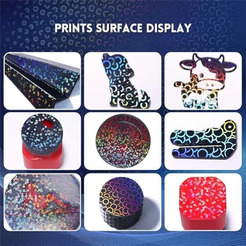 Qwe-círculos de arco-íris + folha texturizada jazidoscópio para bambu lab x1/x1c/x1e/p1p/p1s/a1, placa de construção pek flexível 257x257mm