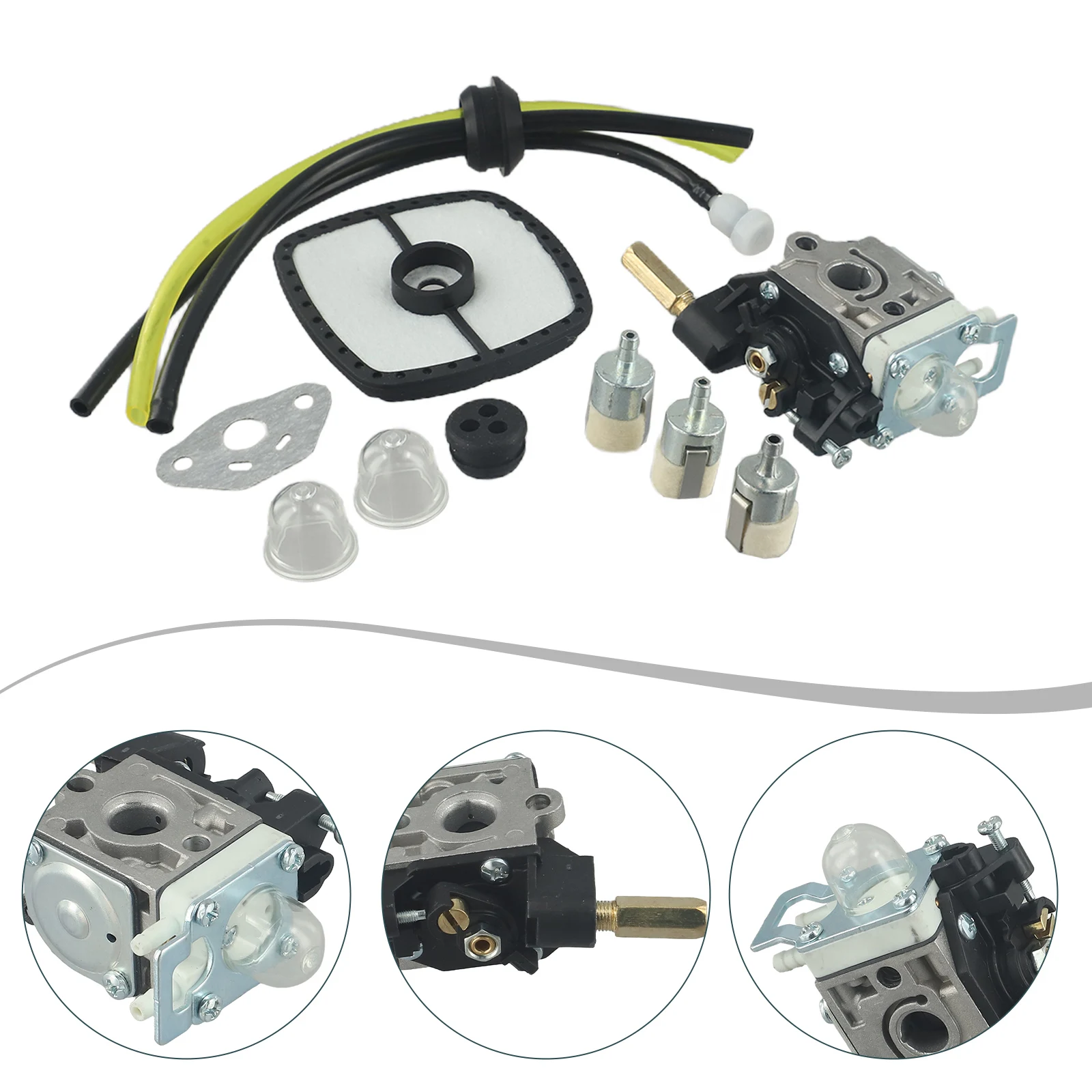 

Carburetor Kit Compatible with For Echo For PE200 PE201 PPF210 PPF211 Lawn Mowers Including All Necessary Components