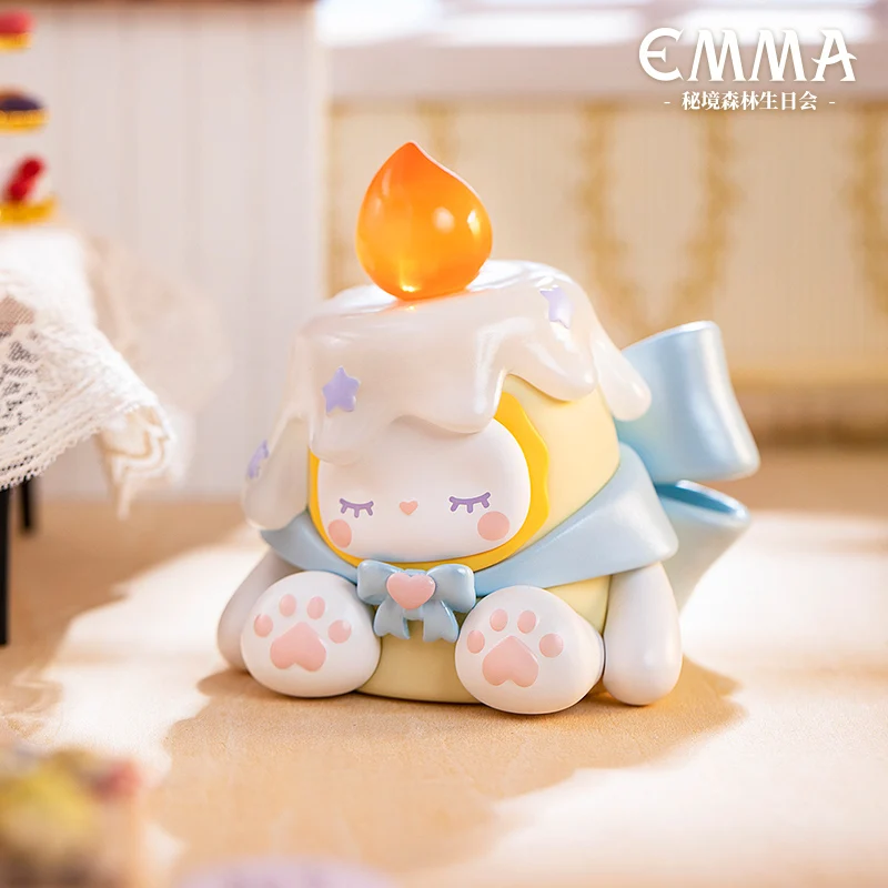 EMMA Secret Forest Birthday Party Series Blind Box Toy Figure Kawaii Model Tabletop Decoration DOLL Mysterious Box Surprise Gift