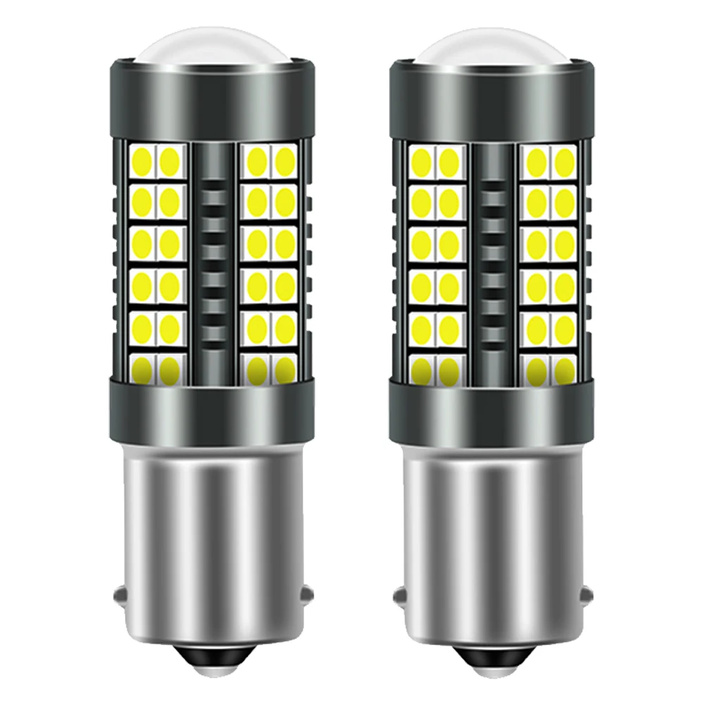 2x 1156 BA15S P21W 1157 P21/5W BAY15D BAU15S PY21W LED W21W W21/5W Car Tail Bulb Brake Lights Reverse Lamp Daytime Running Light