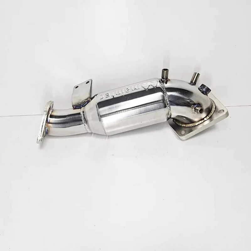 MAINTEC SS304 Downpipe Genesis G70 2.0T 2018+ | 1.5MM Thick High Performance Catless/Catted Made in Korea 1Y Warrant