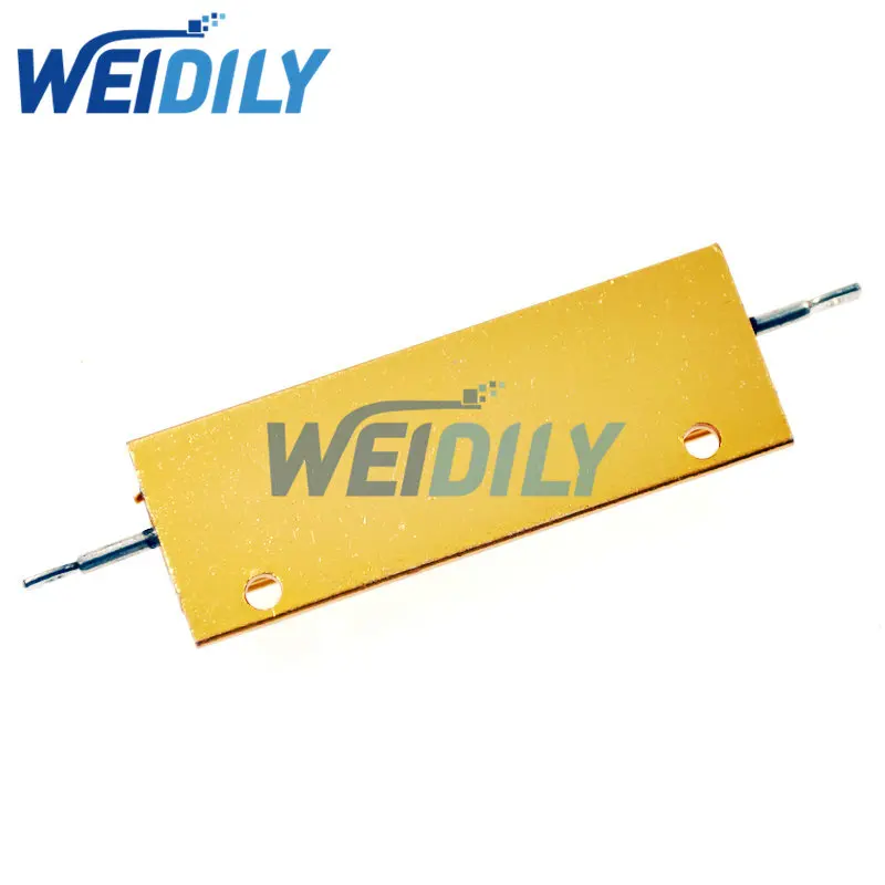 1PCS 100W Aluminum Power Metal Shell Case Wirewound Resistor RX24 0.01~ 100K 0.05 0.1 1 2 4 6 8 10 20 100 150 200 500 1K 10K ohm