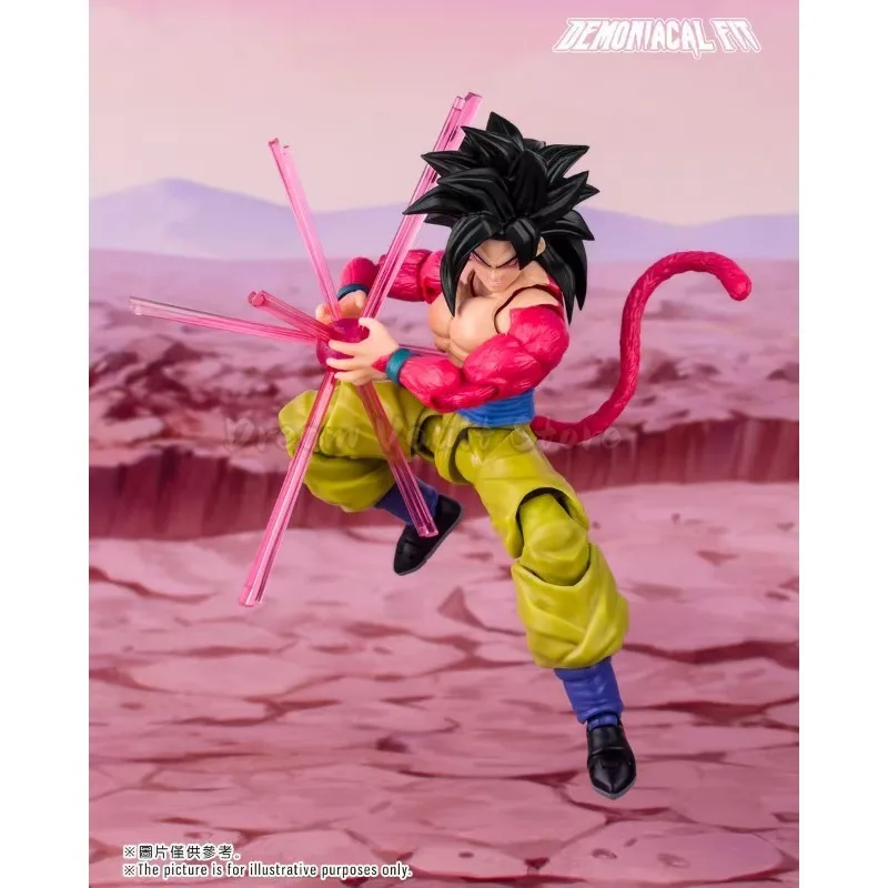 Demoniacal Fit Son Goku SSJ4 Action Figures Dragon Ball GT Super Saiyan Anime Figure Untamed Power DBZ Plastic Toys Gift view 2