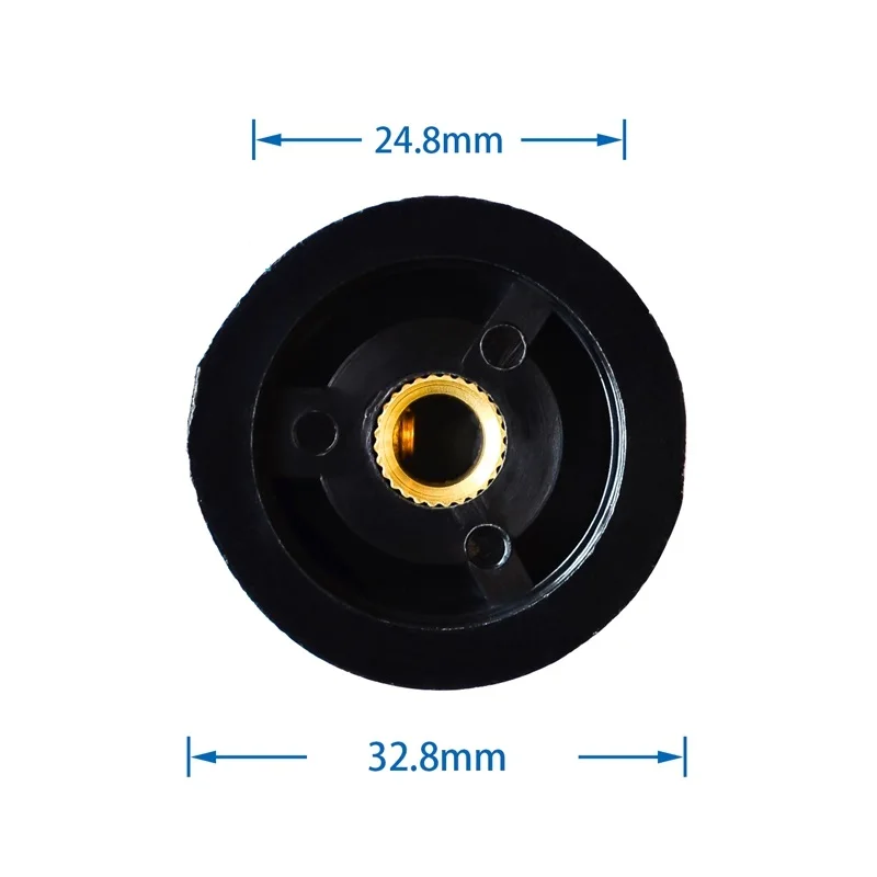 MF-A04 Potentiometer Knob Switch Cap Bakelite Knob Cap Copper Core Inner Hole 6MM