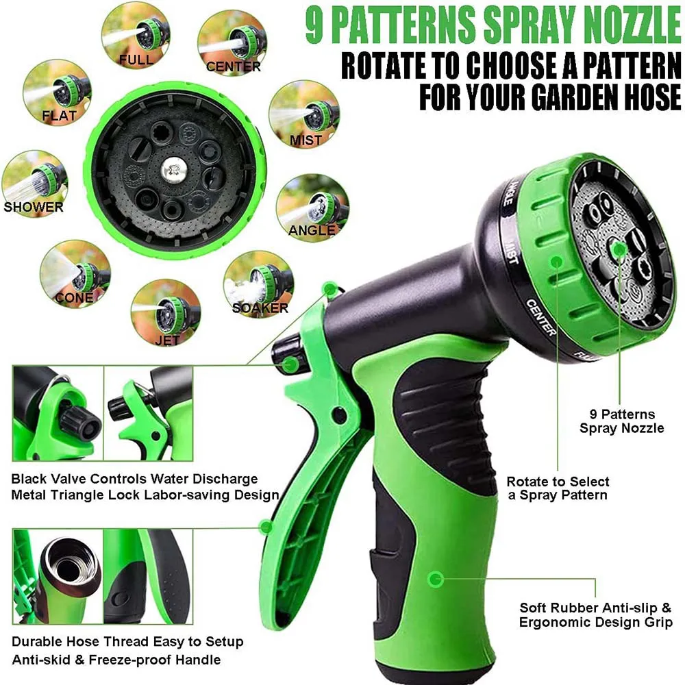 Household garden car wash watering magic automatic retractable hose set garden hose