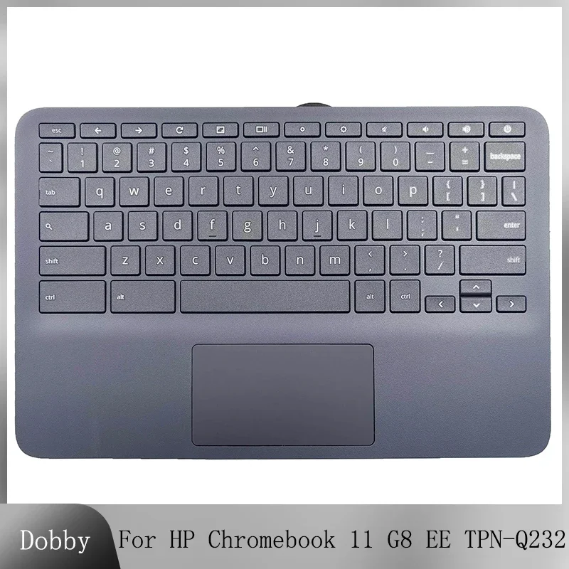 

Original New Laptop US Keyboard For HP Chromebook 11 G8 EE TPN-Q232 Palmrest Upper Cover Case Tablet English Keyboard L92832-001