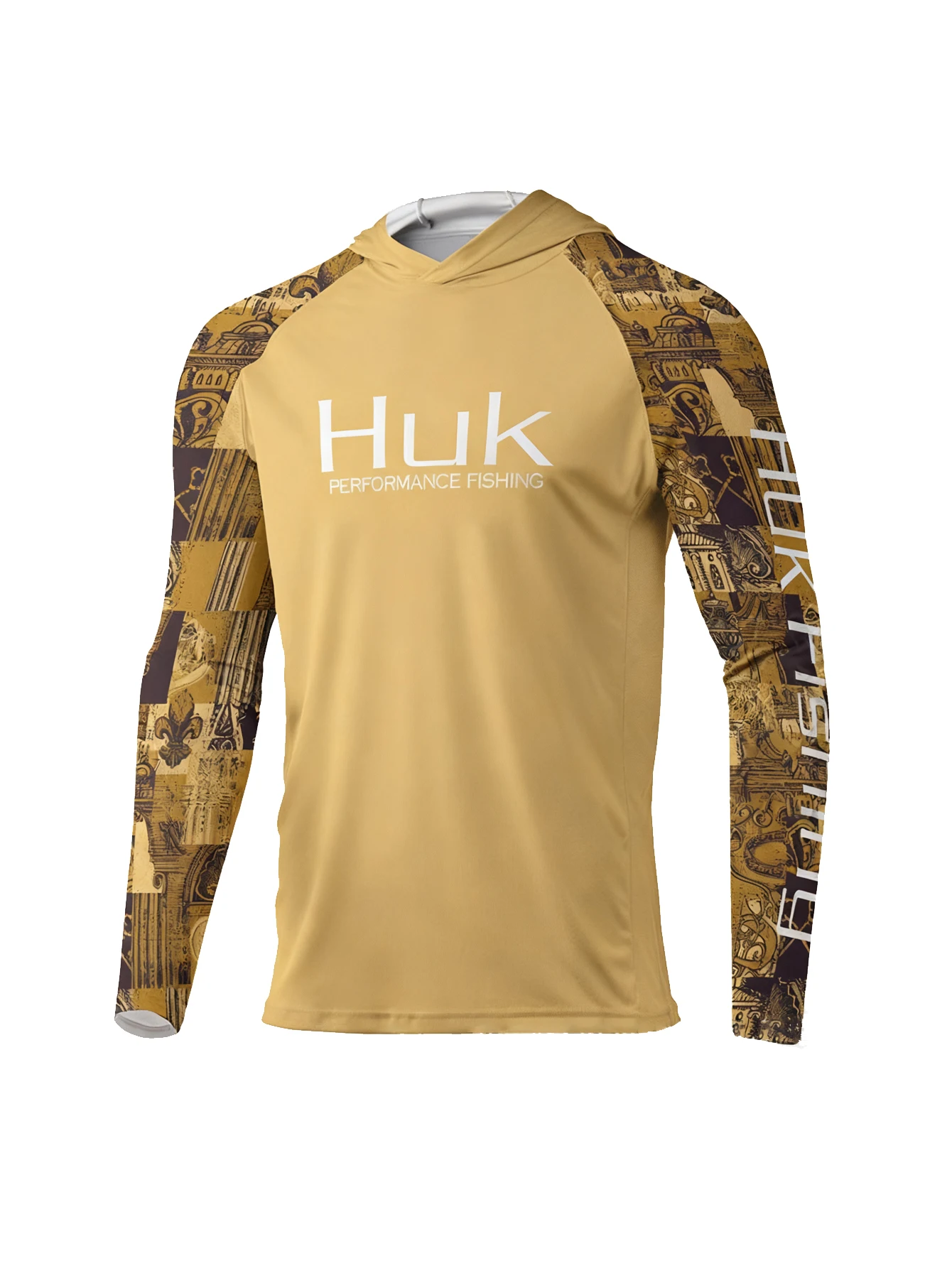 

Мужская рыболовная одежда с длинным рукавом: дышащая, тонкая, быстросохнущая куртка с капюшоном для активного отдыха, защита от УФ-лучей и комаров