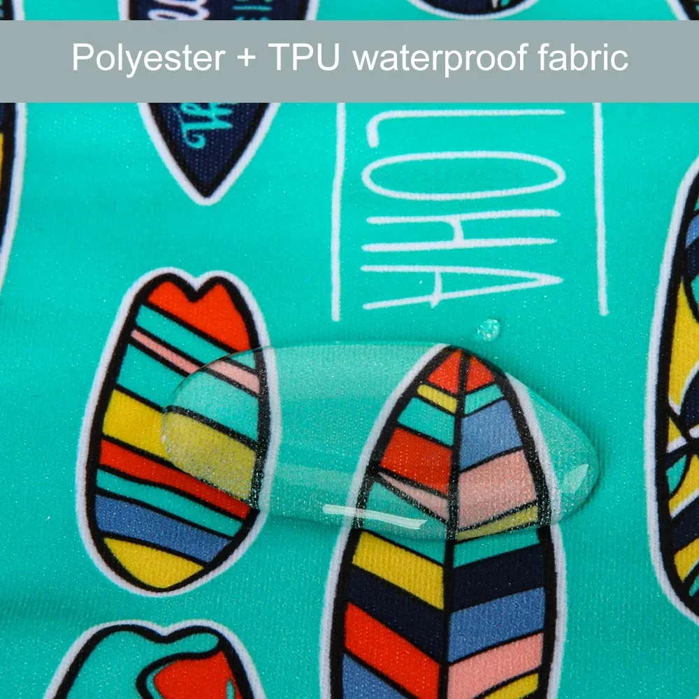 إعادة تدوير صديقة للبيئة قابلة للغسل من بورورو، حقيبة حمل مقاومة للماء، حقيبة مبللة لتخزين الحفاضات القماشية، تخزين الغابات المطيرة في الهواء الطلق