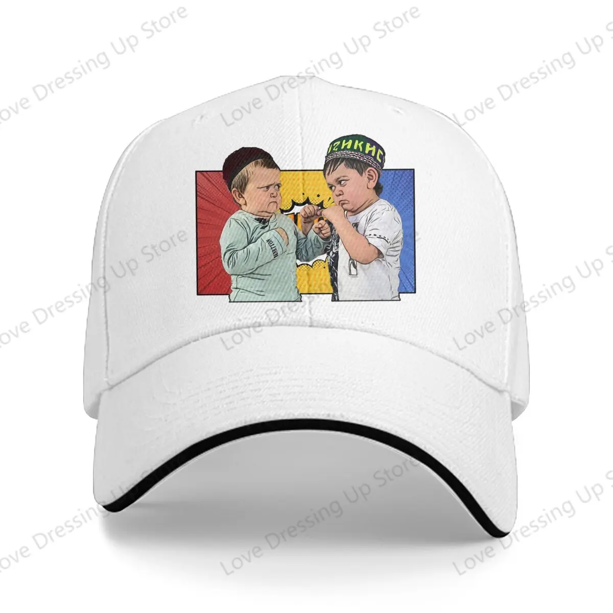 Summer Hip Hop Hasbulla Magomedov Hasbulla Vs Abdu Baseball Cap personality Outdoor Running Hat Truck Driver Caps Unisex Gift