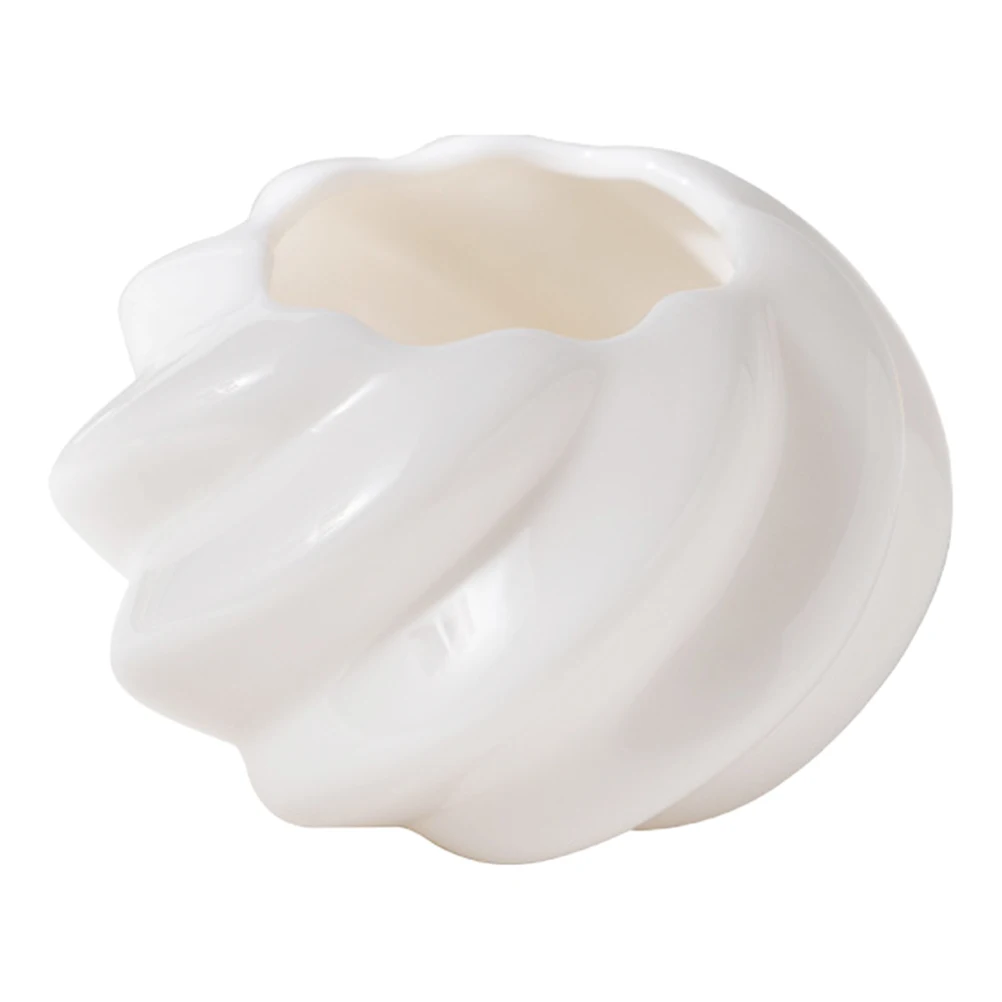 

Ceramic Calligraphy Ink Dish Durable Conch Design Portable Compact Writing Brush Washer School Supplies Handwriting