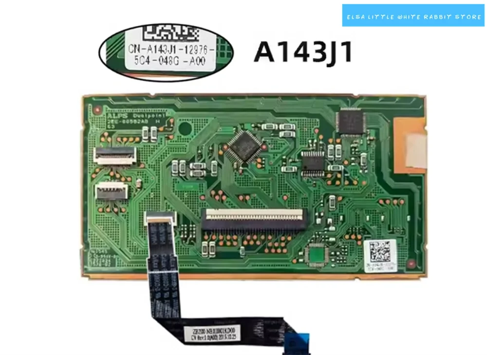 لـ DELL Latitude 7250 E7450 5450 5550 لوحة اللمس لوحة التتبع مع كابل A143J1 A143J2 02YNYJ