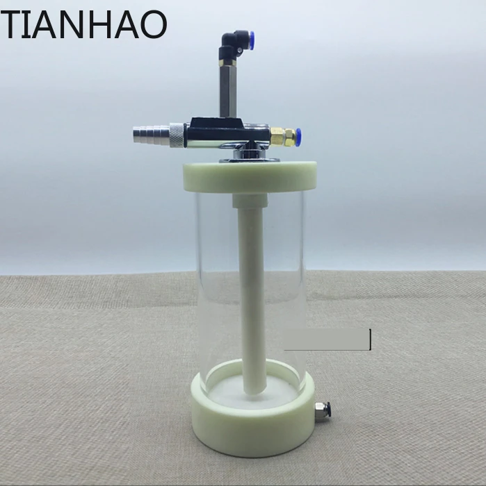 Powder Coating Hopper for Small Scale Experimentation Fluidized Bed Powder Barrel with Injector and Powder Pipe Trachea for