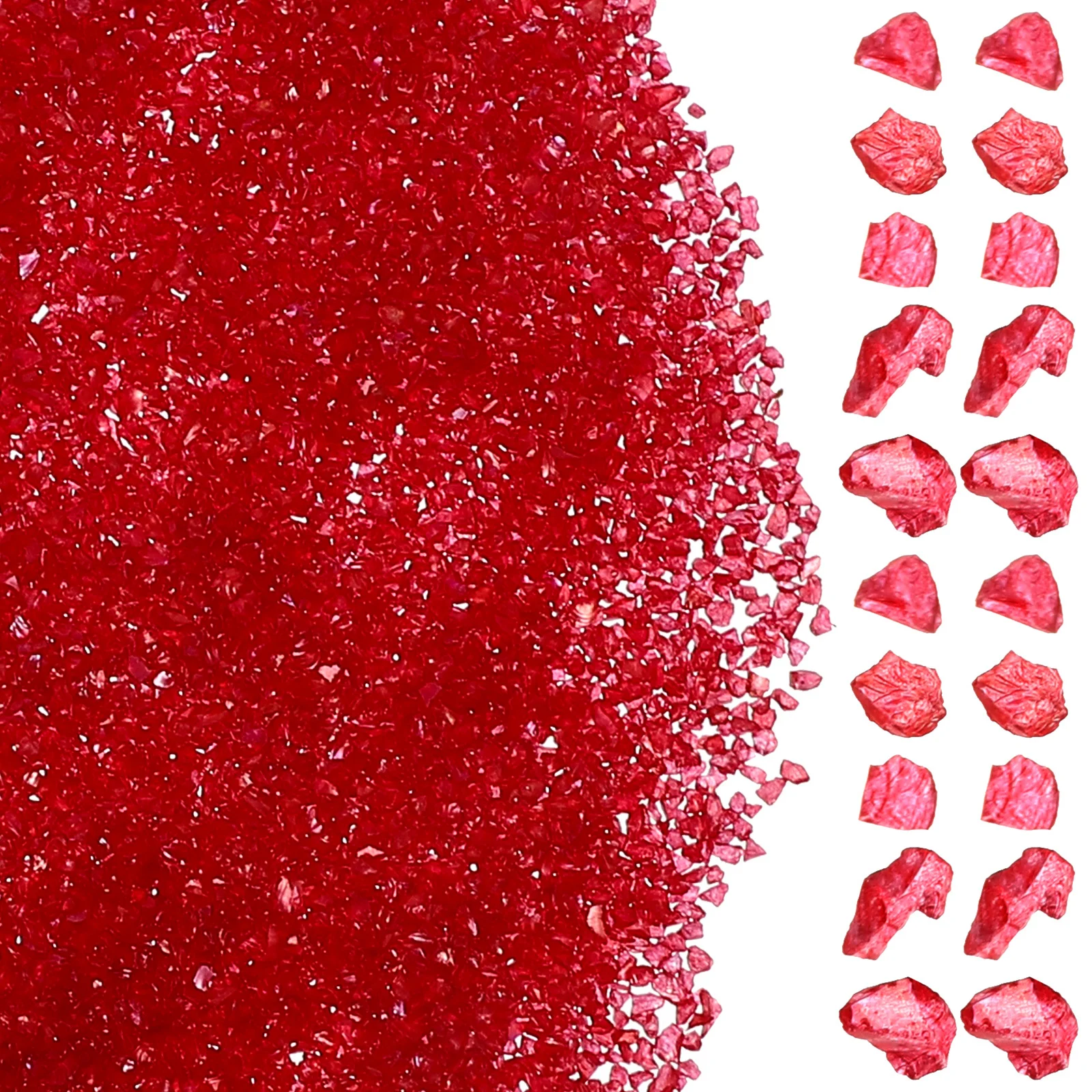 

1 Bag Glass Sand Decorations For Crafts Resin Art Nail Design Vase Fillers Table Scatters Manicure Decors Craft Supplies Glass