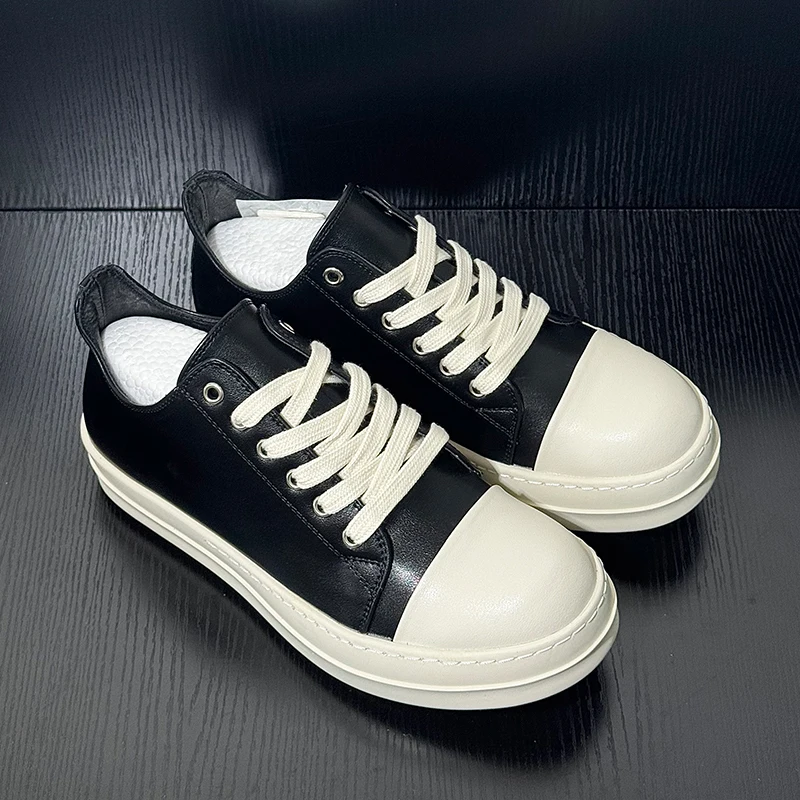 

New Men Sports Casual Shoes Black Men Comfortable Lace-up Versatile Fashionable Vulcanized Shoes Outdoor Walking Shoes Men