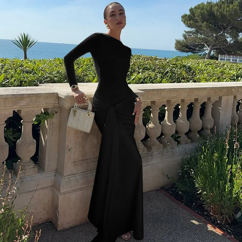 country western boho wedding dress Long Sleeve Dresses Rustic Wedding Viniodre – Viniodress H 38) and wearing flowy cover up Size:FR 56 Black Dress Long Evening