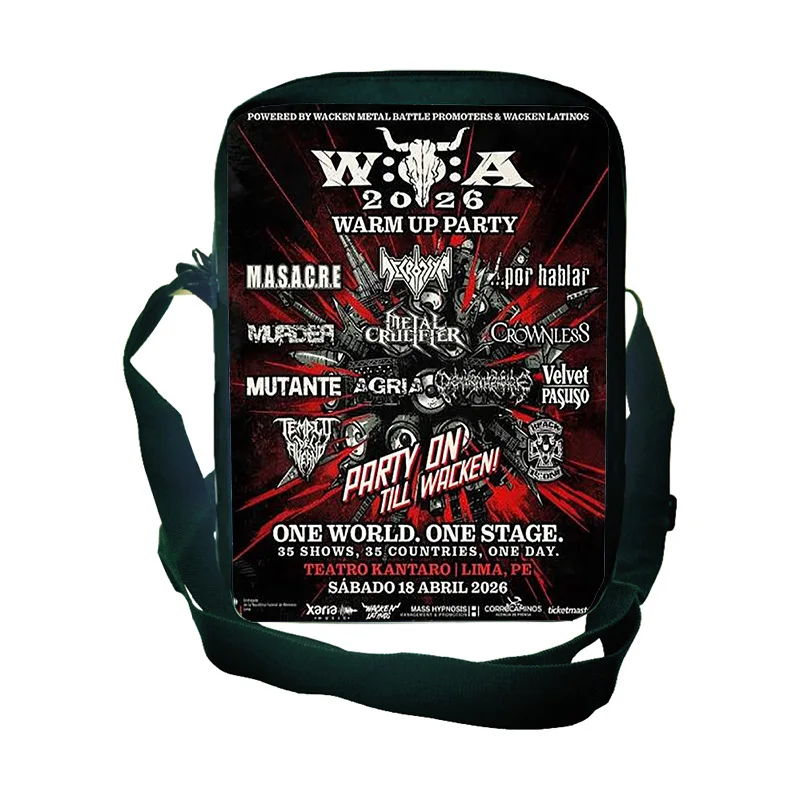 SEPULTURA Nylon Canvas Shoulder Bag Brazilian heavy metal band Messenger Bag Student School Crossbody Bags for Girl boy Satchel