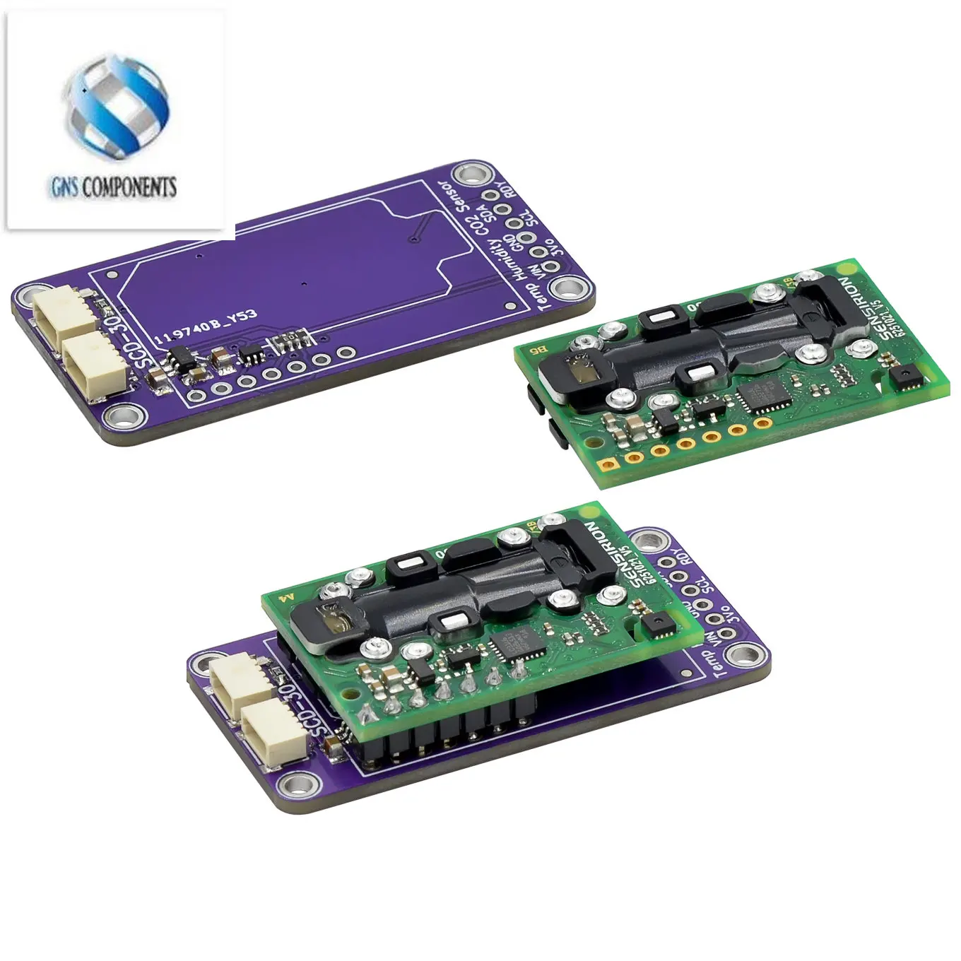 SCD30 Air Quality Sensors Module for CO2 and RH/T Measurements I2C Modbus PWM