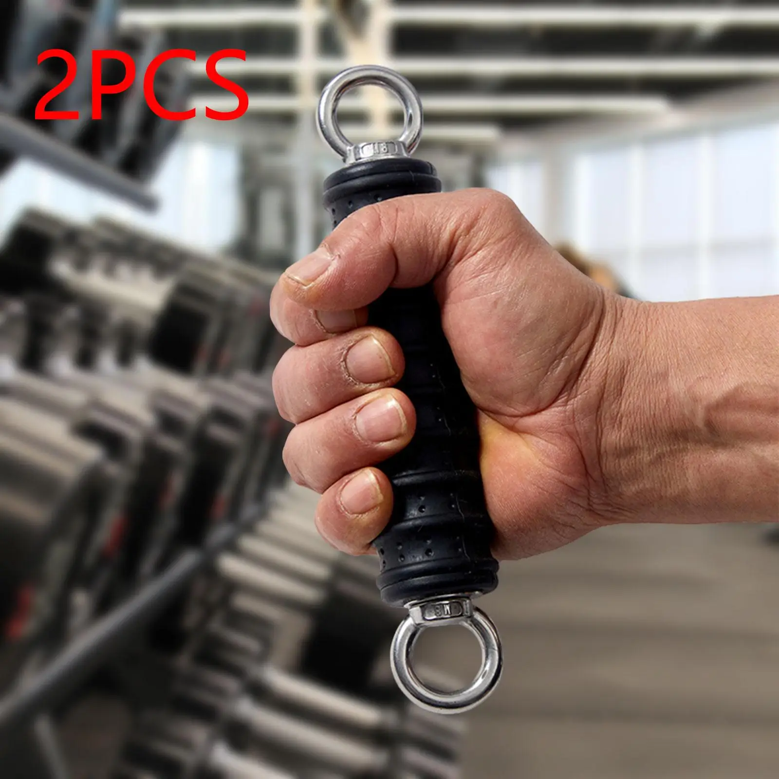 

2 Pieces Cable Machine Handles Ergonomic Pull up Tricep Rope Handles for Working Out Resistance Rope Home Gym Yoga Bodybuilding