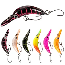 1pcs Sinking Minnow Fishing Lure 5cm 2.5g Mini Artificial Hard Bait Sharp Hook Pike Bass Crankbait Wobblers Trout Tackle