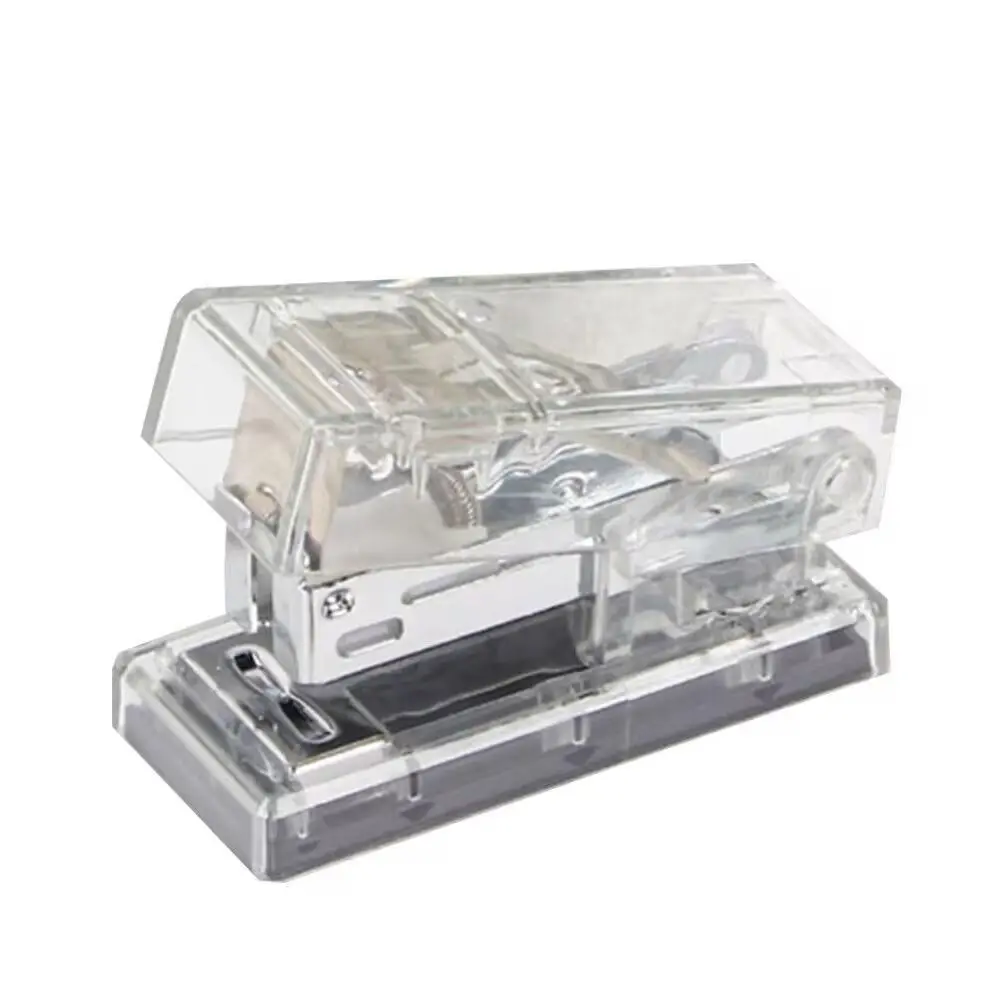 

Mini Mini Stapler Transparent with 1000 Staples Office Binding Tools Durable Effortless Paper Staplers School Office Supplies