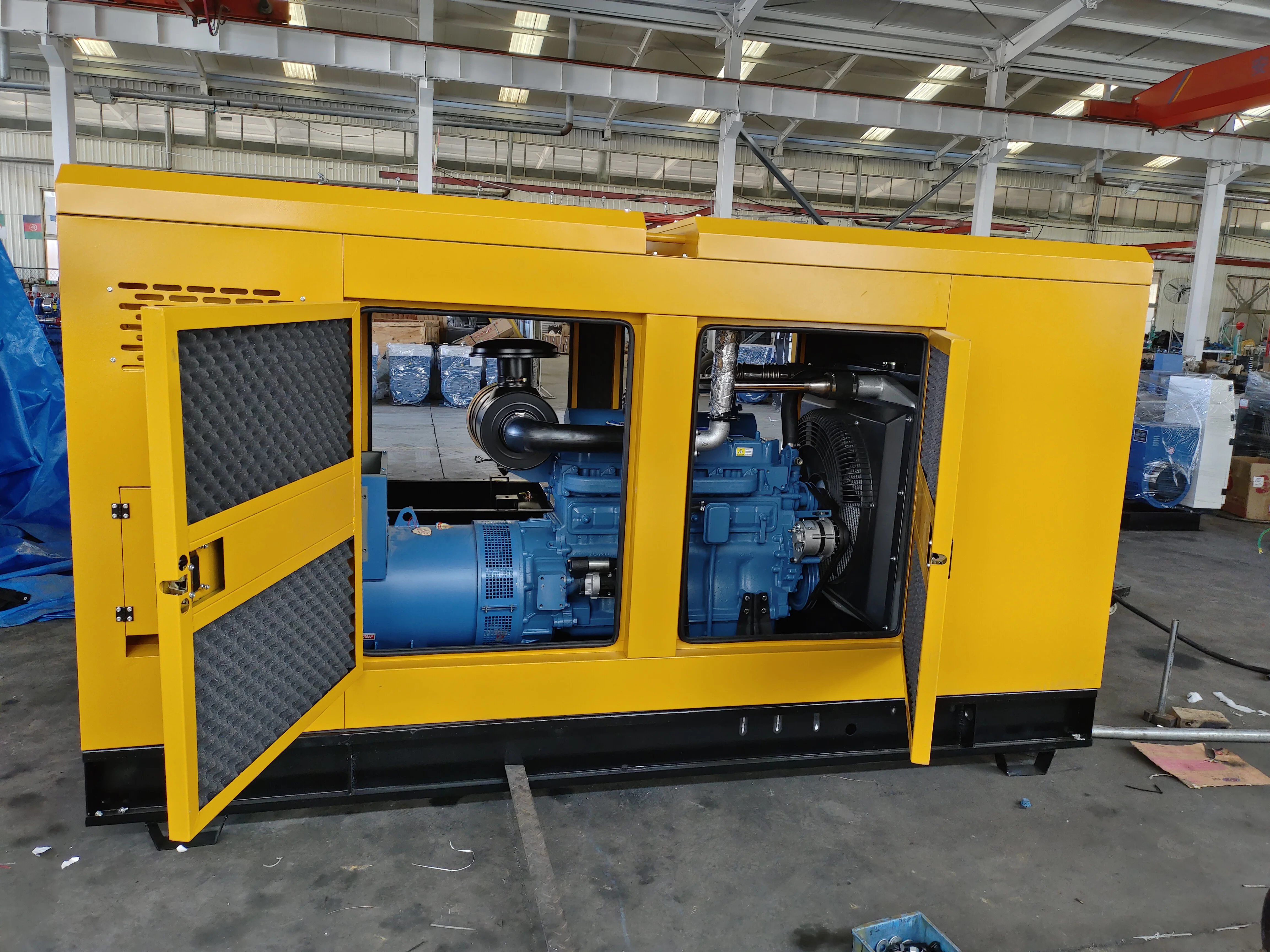 China 100kva 80kw diesel generator full automatic with ATS brushless alternator and R6105AZD engine diesel generators 80kw