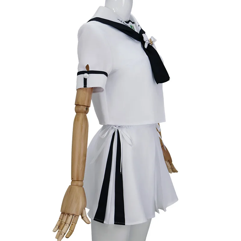 アニメ Zomer Zakken Shiroha Naruse コスプレ衣装ウィット JK Pak Rok Kous ハロウィンパーティー voor Vrouwen Meisjes カーニバル衣装