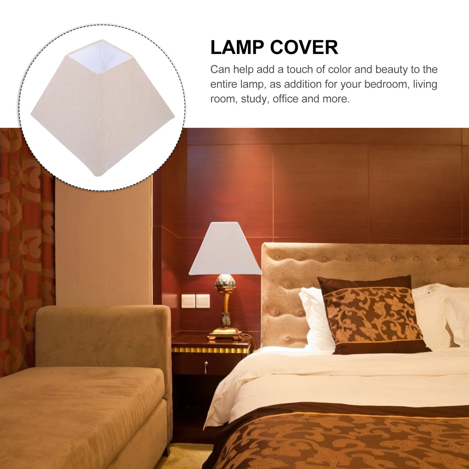 

Lamp Shade Fabric Lampshade for Floor Light Bedside Cloth Universal E27 E14 29 4cm Stylish Modern Easy Clean Replacement