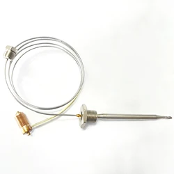 Customizable ( One Piece) 710 Gas Fryer Control Valve Thermostat Temperature Range 120-200°C Temperature Probe Sensor Parts