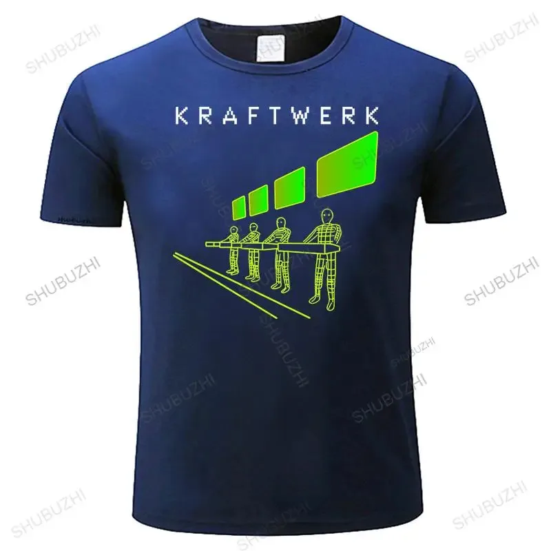 New Arrived Casual Tshirt Kraftwerk 3D Black T Shirt Electronic Krautrock Neu! Front 242 Ultravox Vintage Graphic Tee Shirt