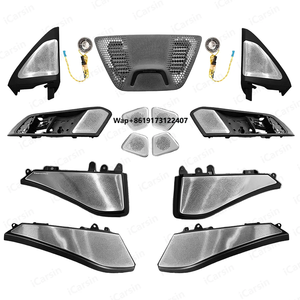 

Upgrade RGB 64 Colors LED Car Interior Ambient Lighting for X6 G06 Speaker Cover Parts Decoration Accessories