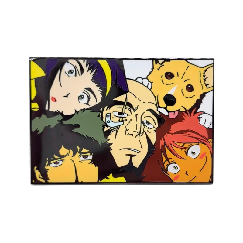 Cowboy Bebop Brooches Cartoon Anime Figures Metal Enamel Brooch Cartoon Pin Backpack Badge Kids Gift