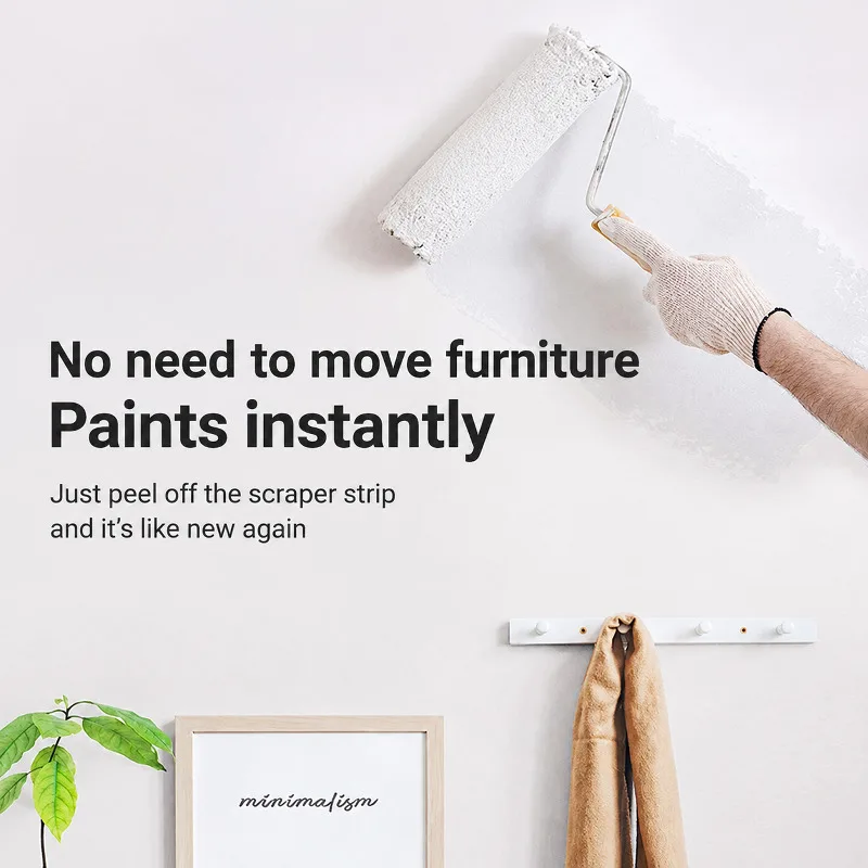 Mildew Resistant Latex Paint Water Based Interior Wall Paint Waterproof Self Brushing Coating For Home Wall Renovation