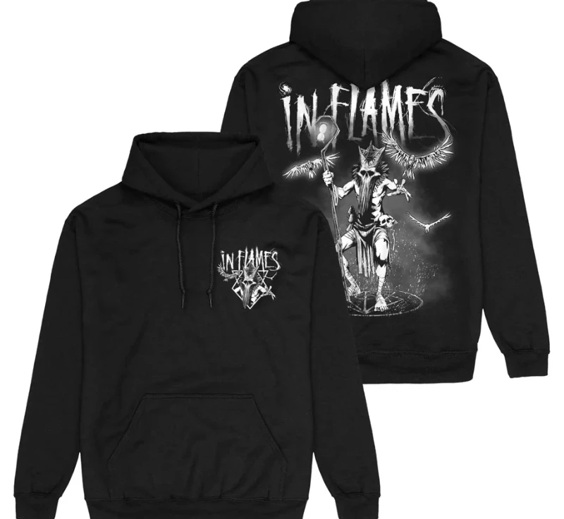 

2025 Autumn and Winter in Flames Album 2 Sides Black Hoodie Unisex All Sizes High-end Luxury Is for Both Men and Women Top Y2k