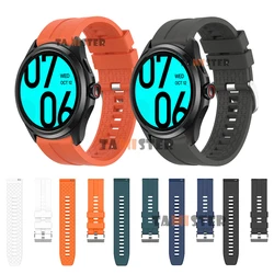 Ticwatch Pro 5 용 스포츠 실리콘 시계 스트랩 Ticwatch Atlas 스마트 시계 밴드 팔찌 용 Enduro 교체 용 손목 밴드 Correa