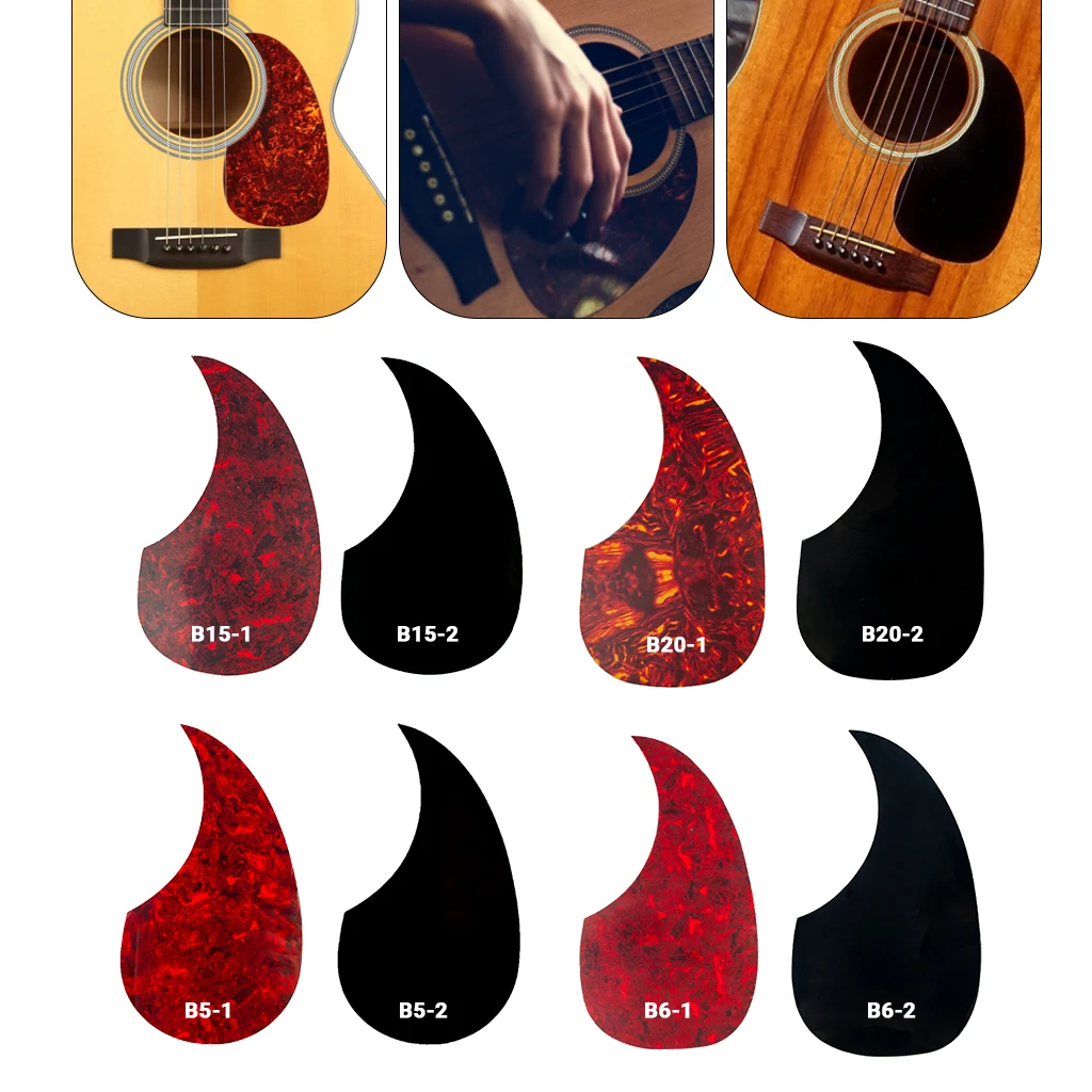 Professional Folk Acoustic Guitar Pickguard Top Quality Self-adhesive Pick Guard Sticker For Acoustic Guitarra Gitar Accessories