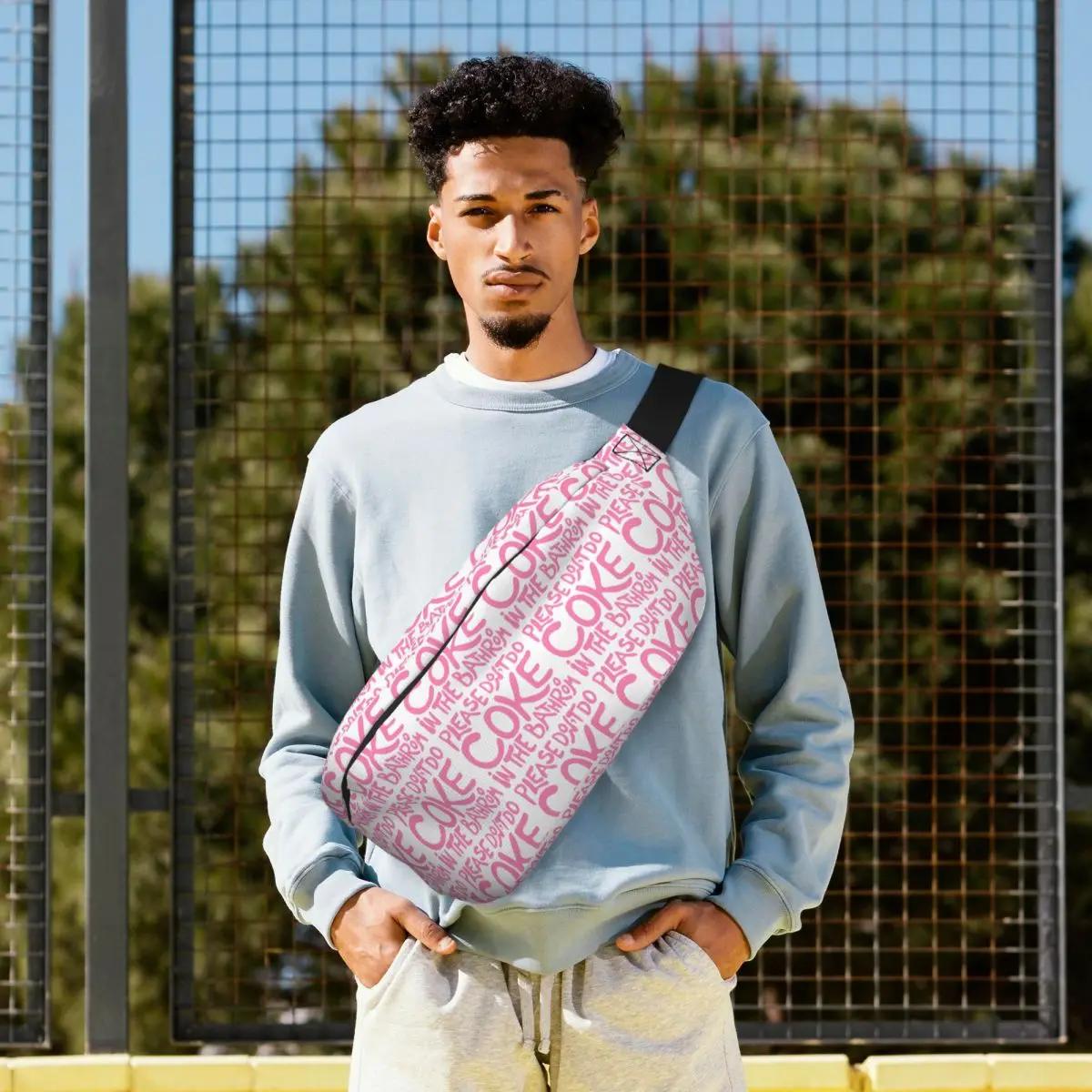 

Crossbody Waist Bag Funny And Ironic Men Women Adjustable Fanny Pack Travel Running Money Phone Pouch Chest Bag