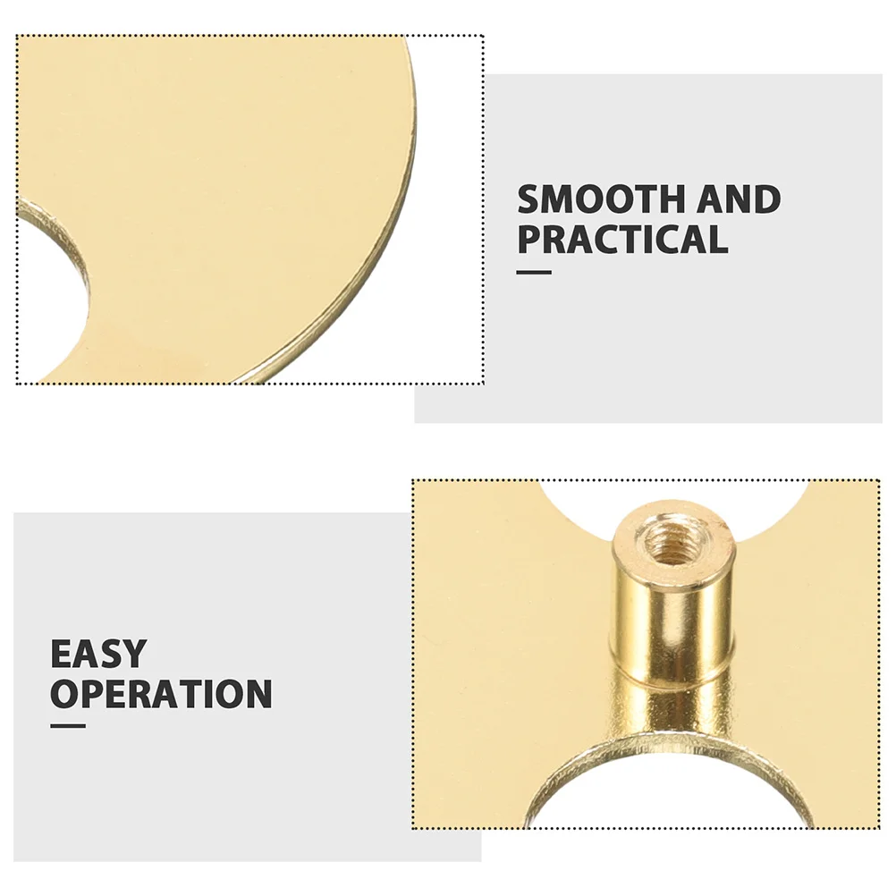 3pcs Round Metal Winder Circular Disk Replacement For Diy Music Box Accessories Precision Turntable Base Compatible With Jewelry