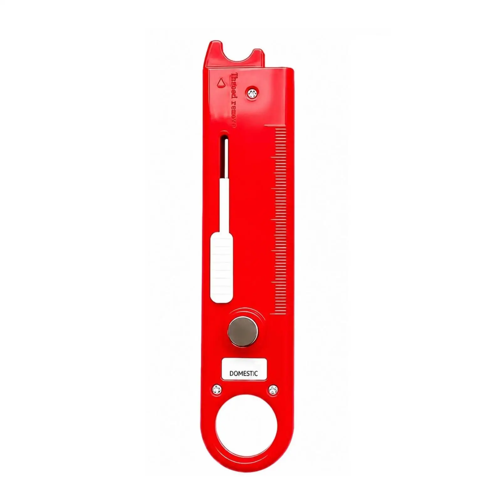 Practical Sewing Pin Threader with Magnifier and Slider for Fast Needle Eye Threading at Home