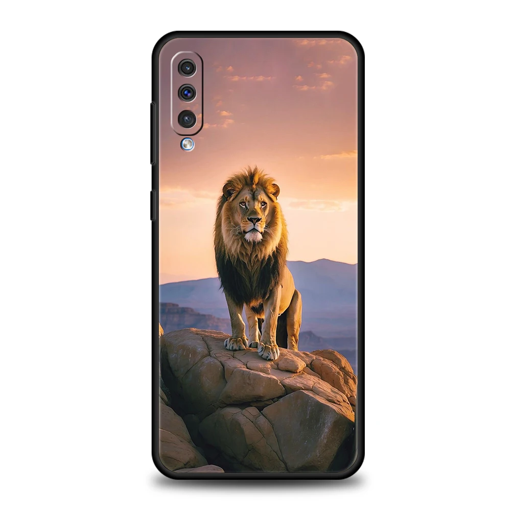 Lion King animal Phone Case For Samsung A56 A36 A26 A24 A16 A14 A12 A32 A50 A70 A22 A30 A40 A34 A54 A42 A52 A04s A06 5G Cover