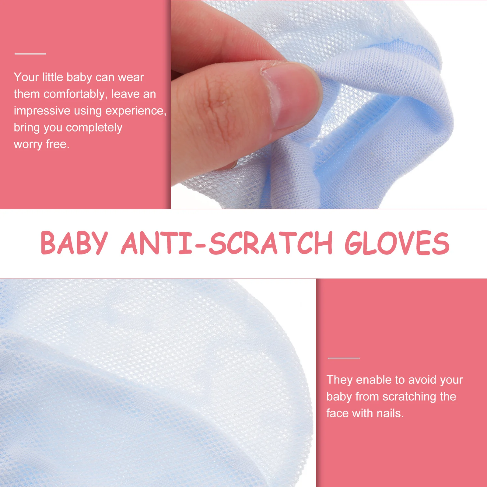 

3 пары перчаток для предотвращения, регулируемые дышащие хлопковые варежки, антисосающие перчатки для новорожденных, остановка сосания большого пальца