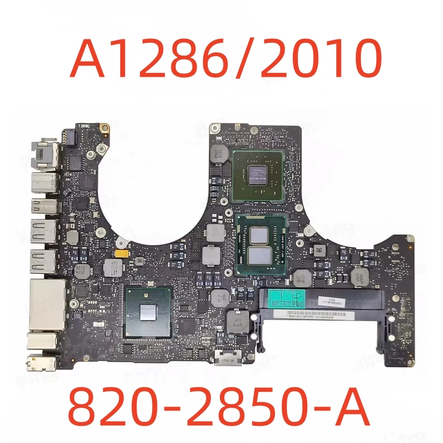 Imagem -03 - Adequado para Macbook Pro 15 Polegadas Placa Lógica Original A1286 2008 8202330-a 2009 820-2523-b 2010 820-2850-a 2011 820-2915-a 2012