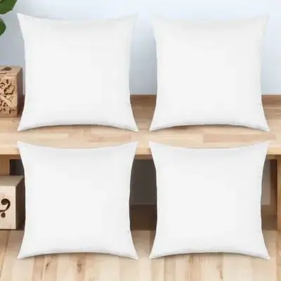 

4pcs Sublimation Cover White Polyester Diy Blank Cushion Covers For Home Decor Throw Pillow Cases Sofa Pillow