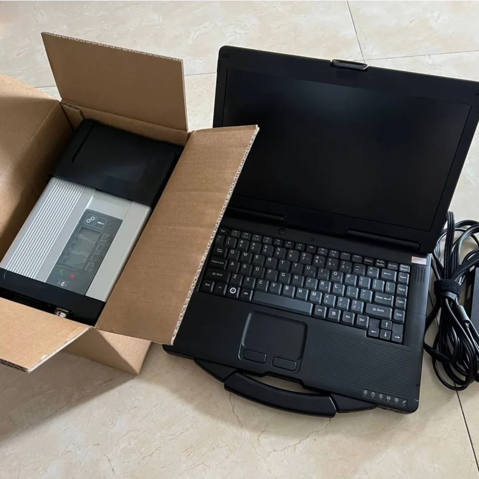 2024.12V WIFI SD C5 HDD Software WIN10 with CF-53 Laptop i5 8gb 90% New Full Set Work for Mb Star C5 Sd Connect