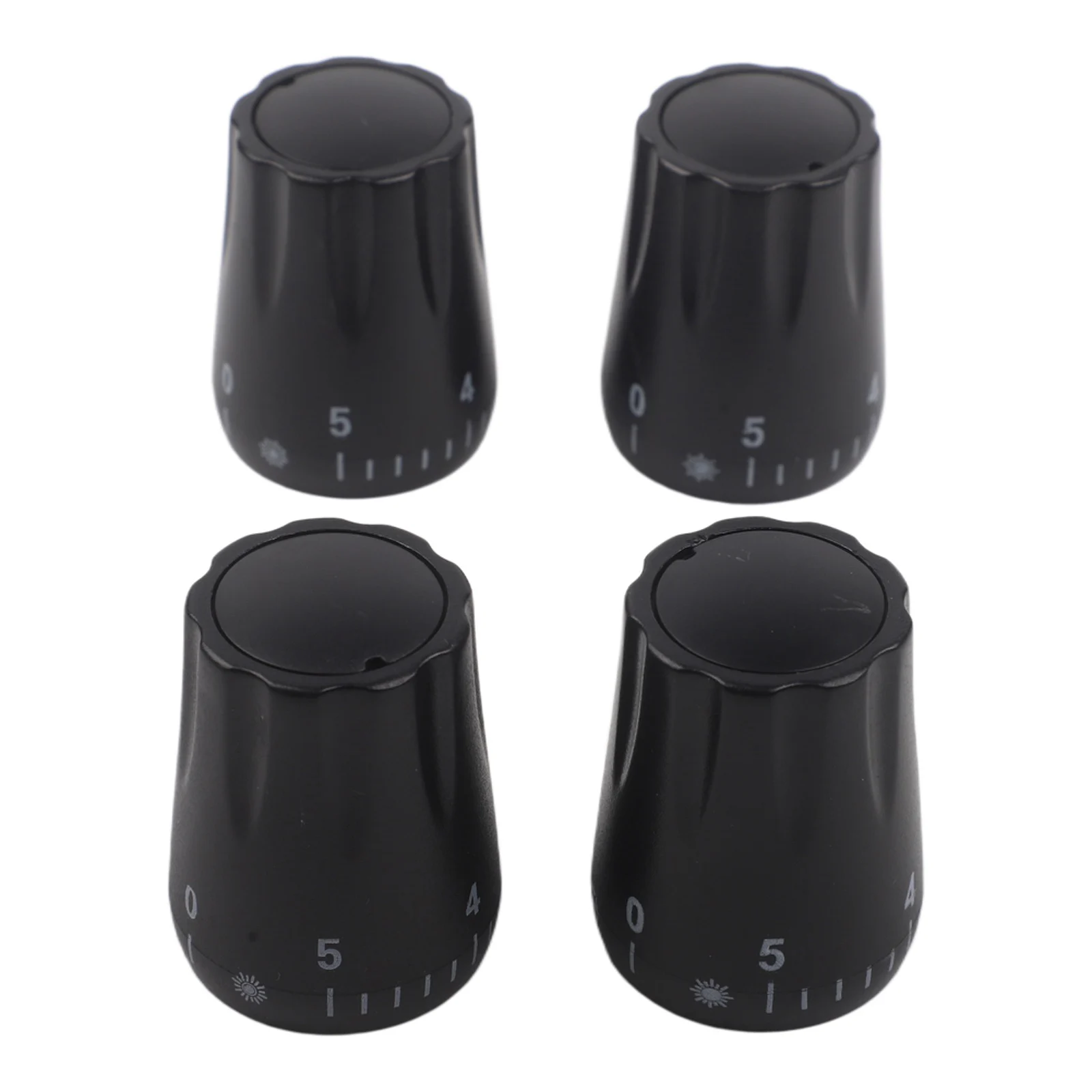 Underfloor Heating Manifold 4PCS Handwheels for Thermostatic Valve Rotary Control Compatible with Radiator Systems