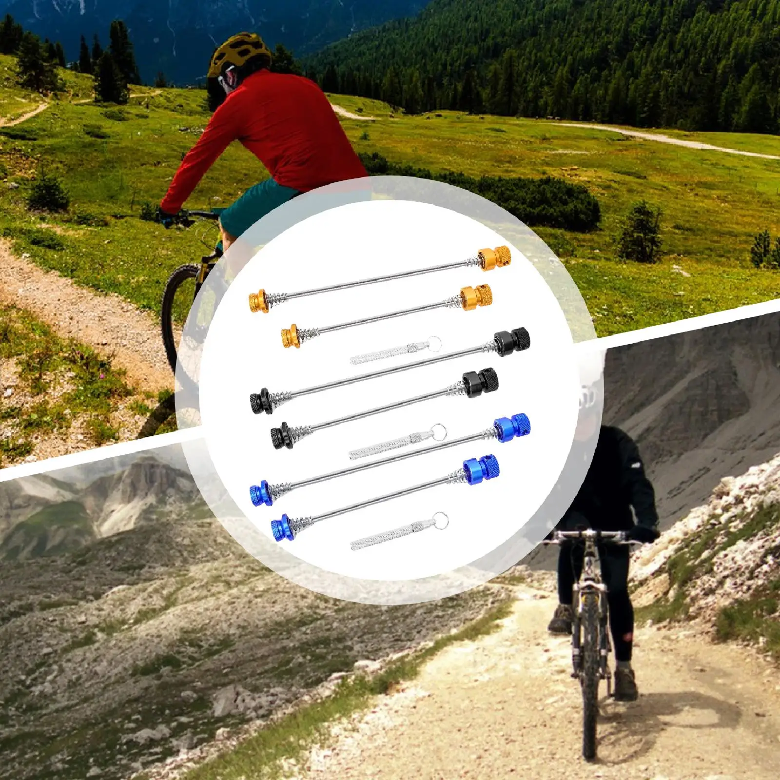 Bike Quick Release Skewer Mountain Road Bikes Training Quick Release Axles